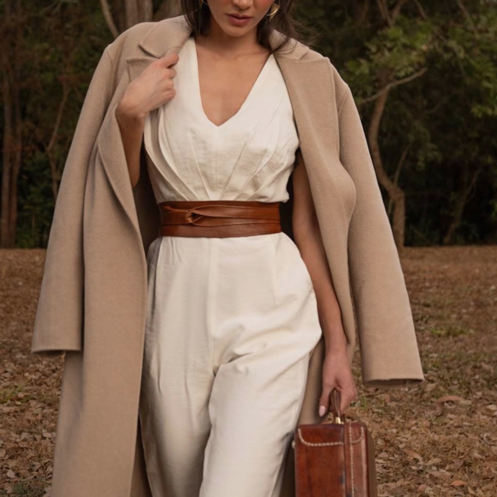 Anthropologie ADA wrap leather belt